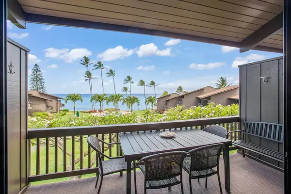 Private lanai with views of this tropical paradise.