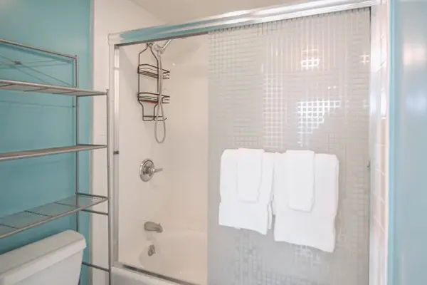 Enjoy a private and relaxing master bathroom designed for your comfort and convenience.