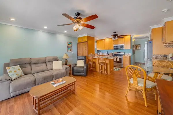 Airy living room welcomes natural light creating a warm and comfortable gathering space