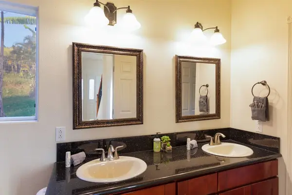 Elegant Bathroom With Dual Vanities