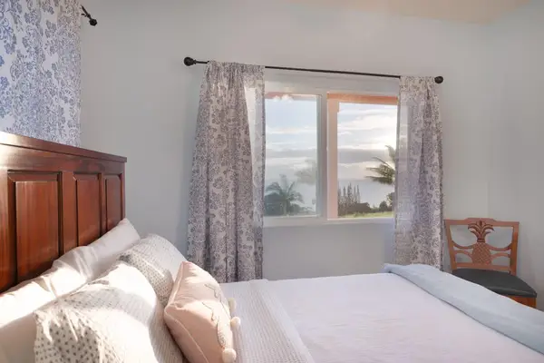 Cozy Guest Bedroom With Scenic Views