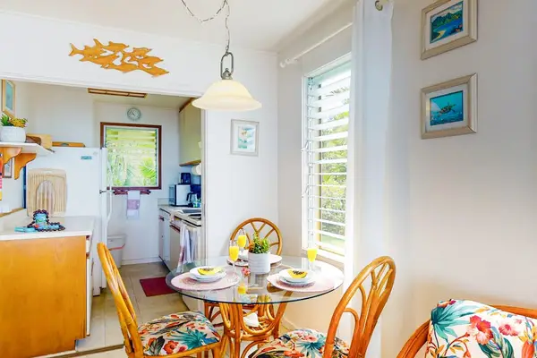 Inviting dining space with plenty of natural light.