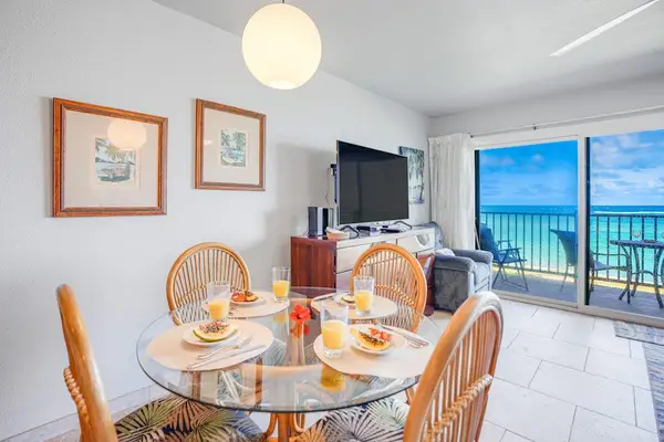 Coastal Dining Area With Ocean Views