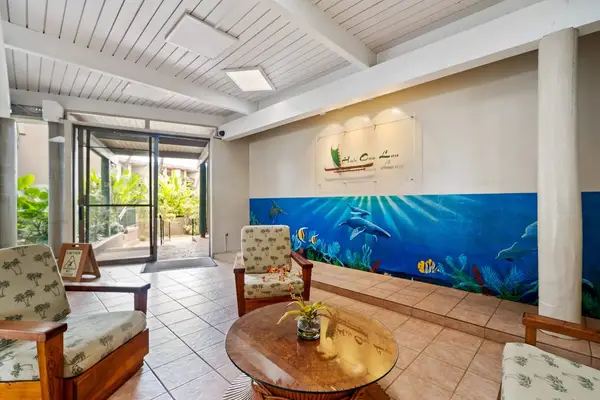 Relax in the welcoming resort lobby with comfortable seating.