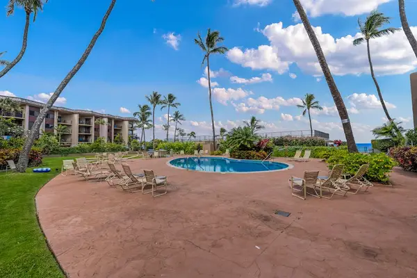 Relax by the resort pool surrounded by swaying palm trees.