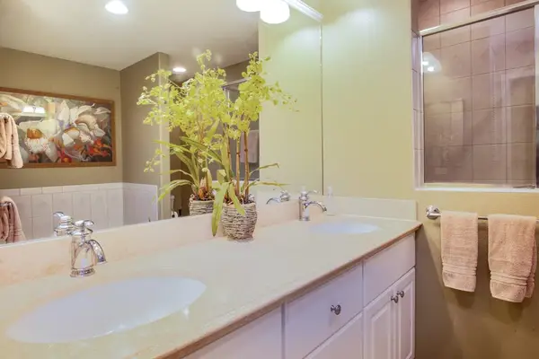Spacious bathroom with a large vanity