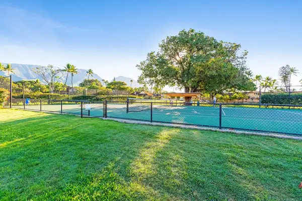 Practice your serve on the resort's scenic outdoor tennis courts.