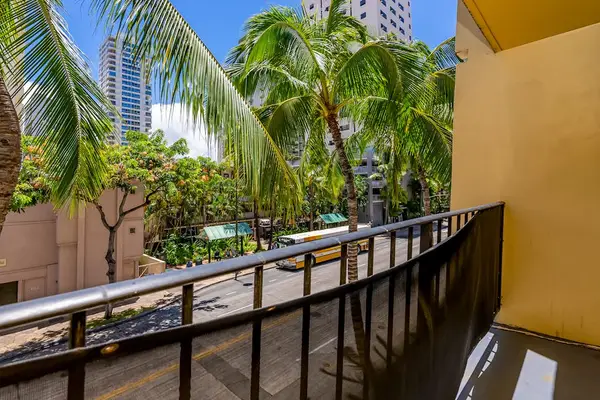Take a quiet break and enjoy the open-air setting of the balcony.