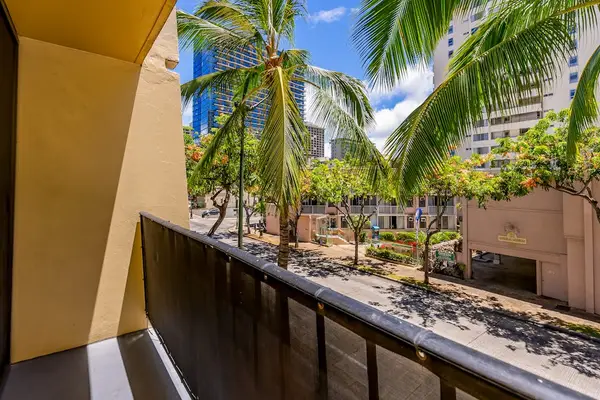 Step outside and enjoy peaceful moments on the balcony.