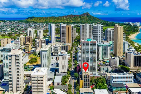 See the property from above and appreciate its location within the neighborhood.