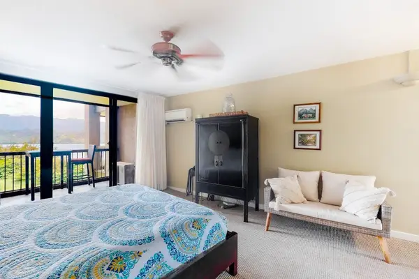 Wake up refreshed in this bright bedroom with beautiful views