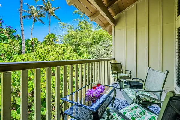 Sit in the morning and drink your coffee while taking in this lush tropical paradise.