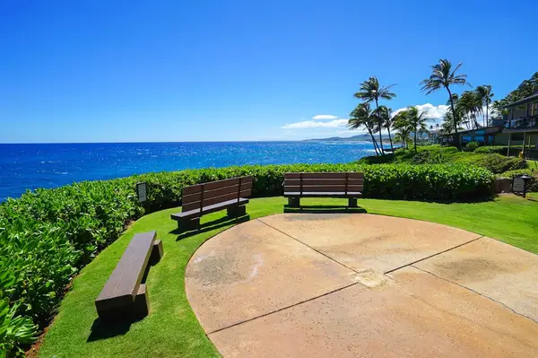 Benches to relax and enjoy a vie of the sea