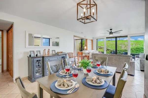 Enjoy a peaceful, sweeping backdrop of rolling green hills right from the dining table
