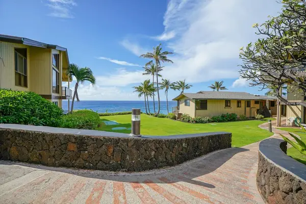 Condo walkways  with great views of the ocean