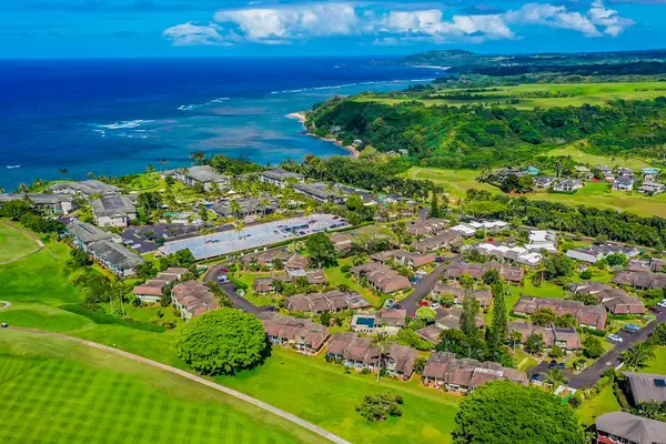 High-Aerial View Showing Proximity to Ocean, Golf Course & Puamana Community