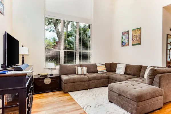 Inviting Living Room Filled With Natural Light