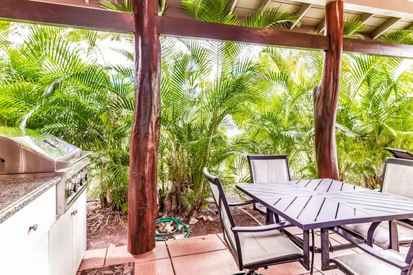 Private Patio Nestled In Tropical Paradise