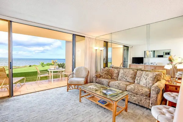 Open living area with a fully equipped kitchen