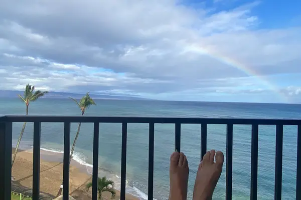 Morning Coffee Above The Pacific