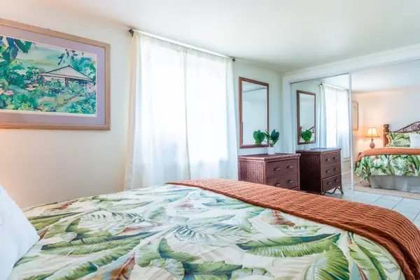 Peaceful Master Bedroom With Garden Views