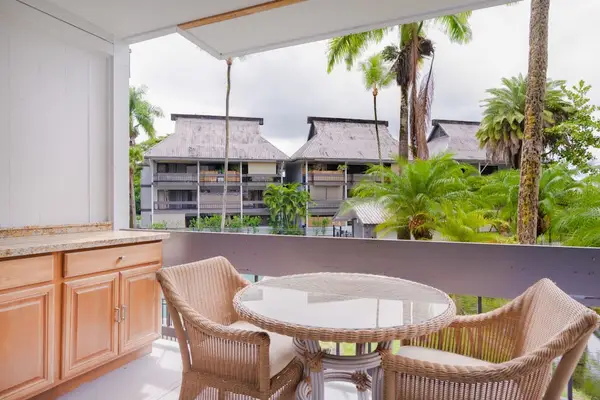 Private Lanai Dining With Tropical Views
