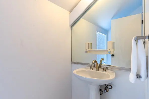 Fresh And Bright Powder Room