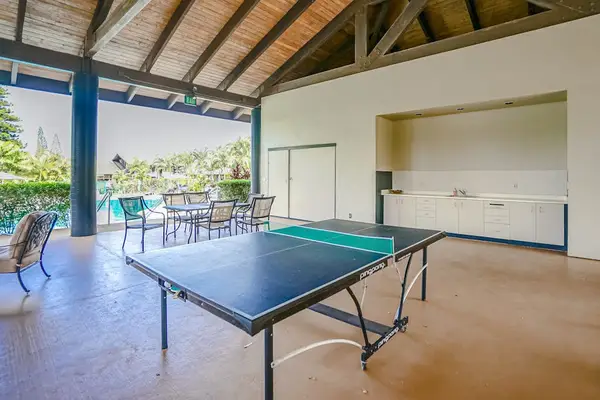 Mauna Kai community pool with ping pong tables for your enjoyment.
