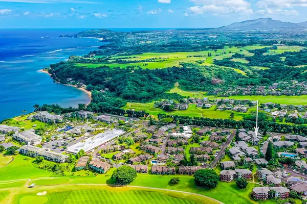 Aerial view of Mauna Kai Resort