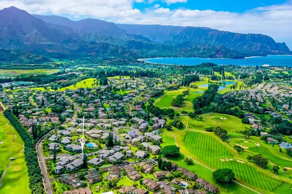 Aerial view of Mauna Kai Resort