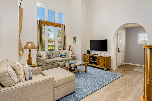 Sunlit Living Space With Island Charm