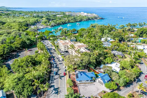 Panoramic Aerial View of Surrounding Coast & Bay