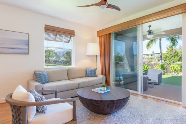 Living Area with Comfortable Seating and Sliding Glass Doors