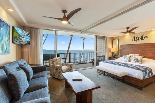 Sleep soundly in the comfortable king bed