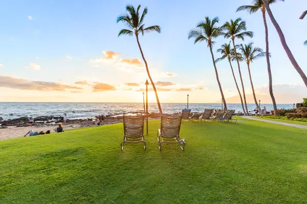 Golden Hour Magic: Sunset Seating Overlooking The Sea
