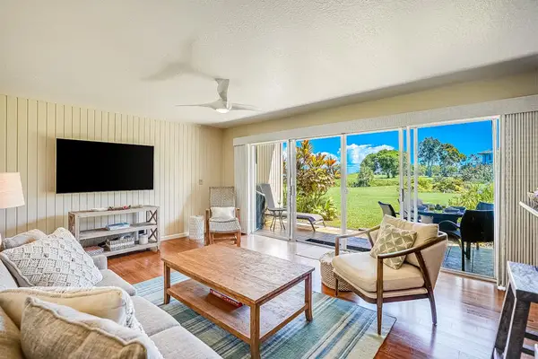 Bright Living Room With Lanai Views