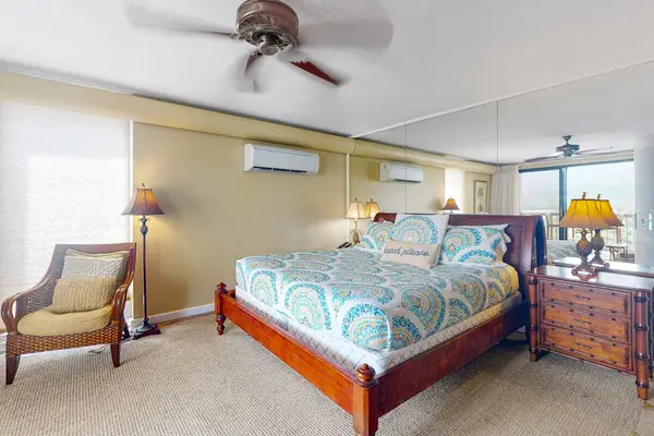 Relax in this inviting bedroom after another memorable island adventure