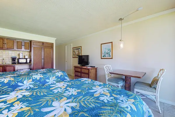 Bright room with a spacious wardrobe for your belongings.