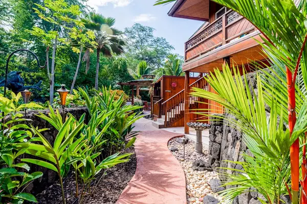 Tropical Garden Pathway Entrance