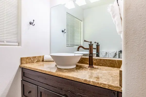 Spa Inspired Vanity With Modern Touches