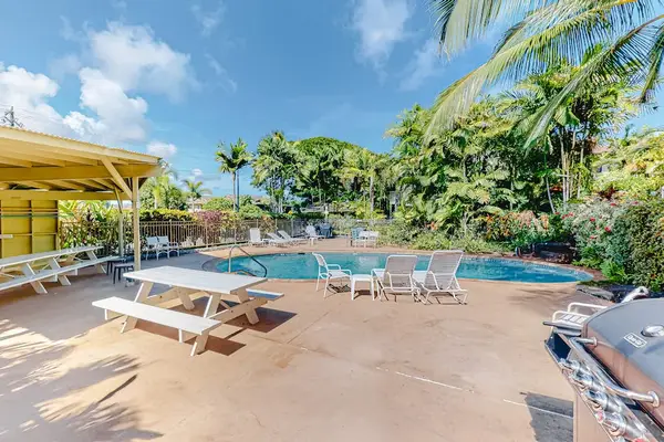 Sunny Resort Pool Deck