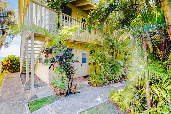 Lush Tropical Garden Entrance