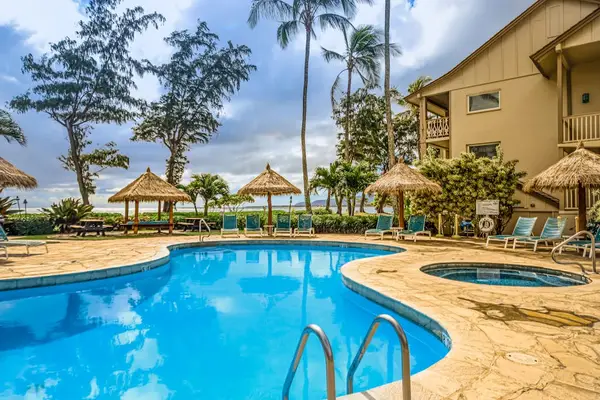 Sparkling Resort Pool For Sunny Island Days