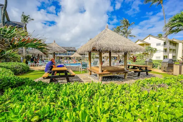 Covered BBQ Pavilion For Island Gatherings