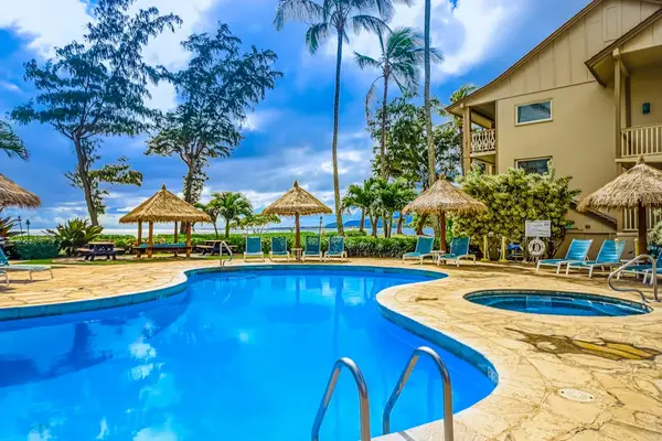 Sparkling Resort Pool Escape