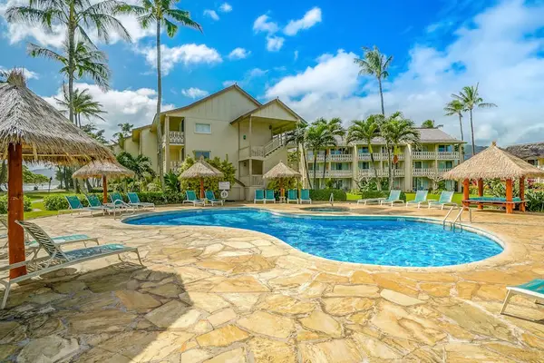 Sun-Drenched Resort Pool Escape