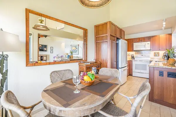 Dining area conveniently located beside the kitchen.