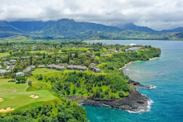 Admire breathtaking aerial views of the coastline.