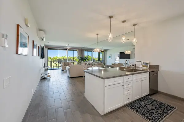 Spacious kitchen with a large island for easy meal preparation
