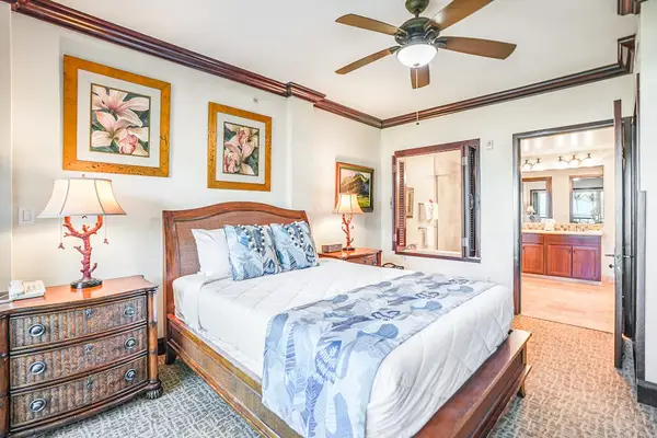 Serene King Master Bedroom With Island-Inspired Comfort